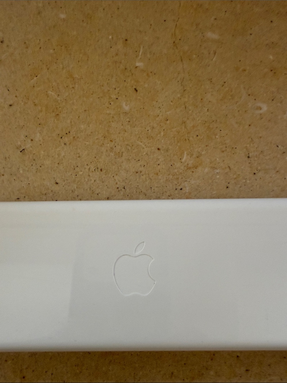 NWOT Apple Watch White Silicone Case with Debossed Apple Logo. Never used.